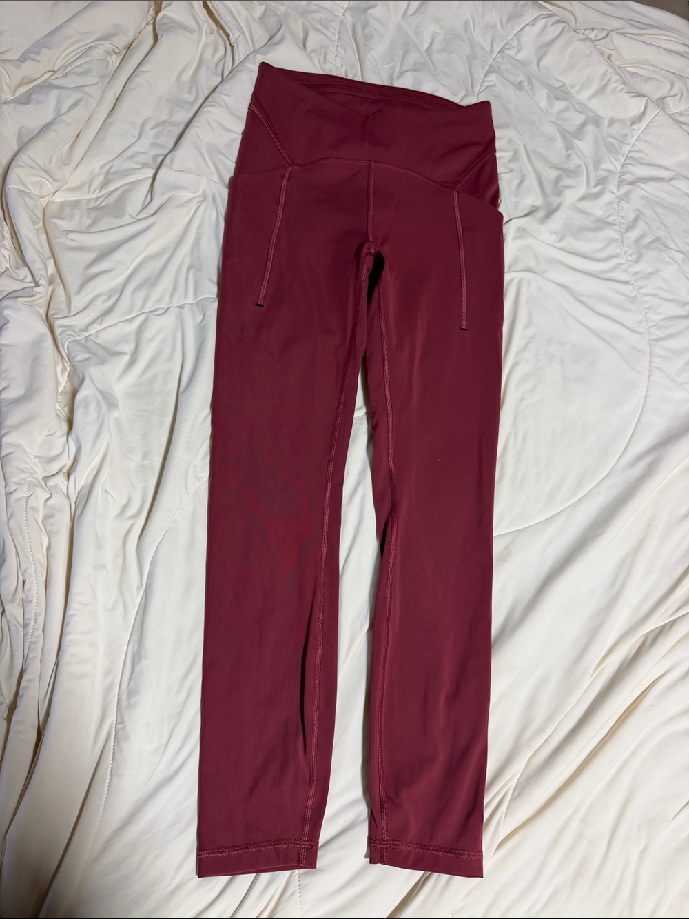lululemon athletic Maroon Leggings size 4